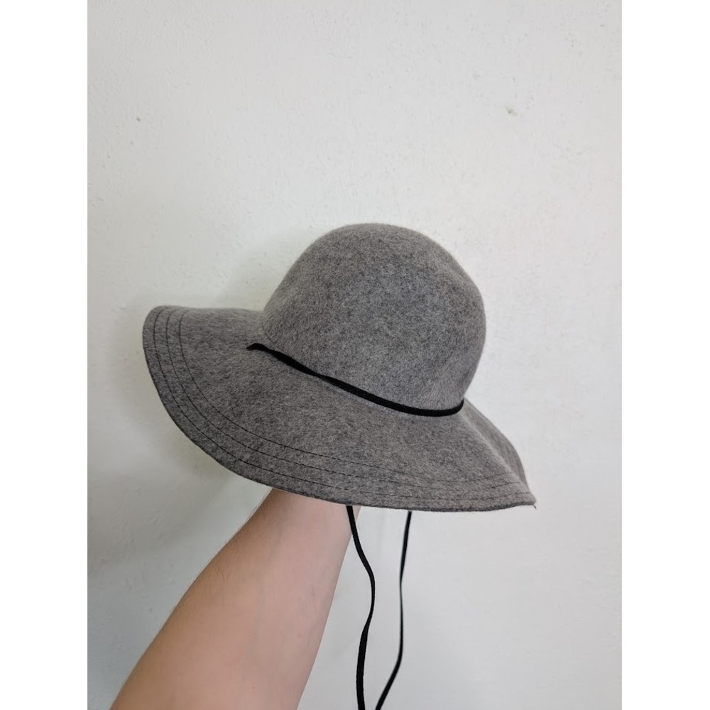 Pistil Women's Gray Wide Brim Wool Hat Boho Chic Festival Warm Bohemian Classic